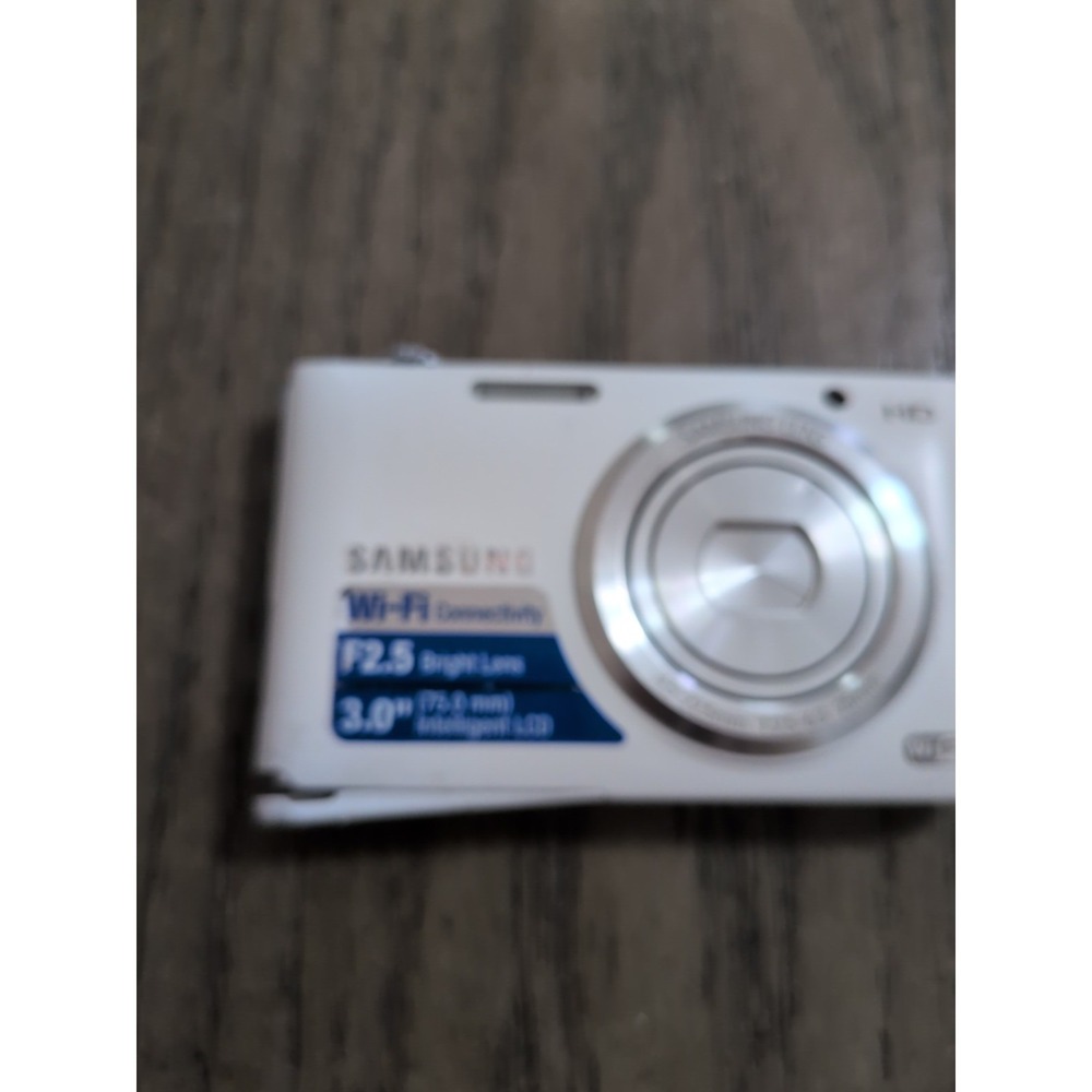 Samsung ST150F 16.2MP Smart Wifi Digital Compact Camera White Tested Memory Card - Picture 2 of 5